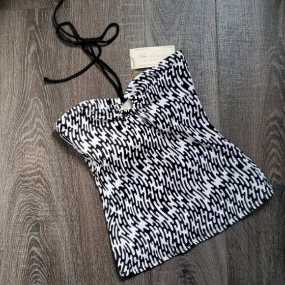 Shoshanna Swimwear "Royal Bay" Tankini Top - Picture 2 of 4